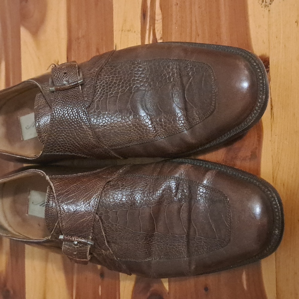 Mens Brown Mezlan Dress Shoes